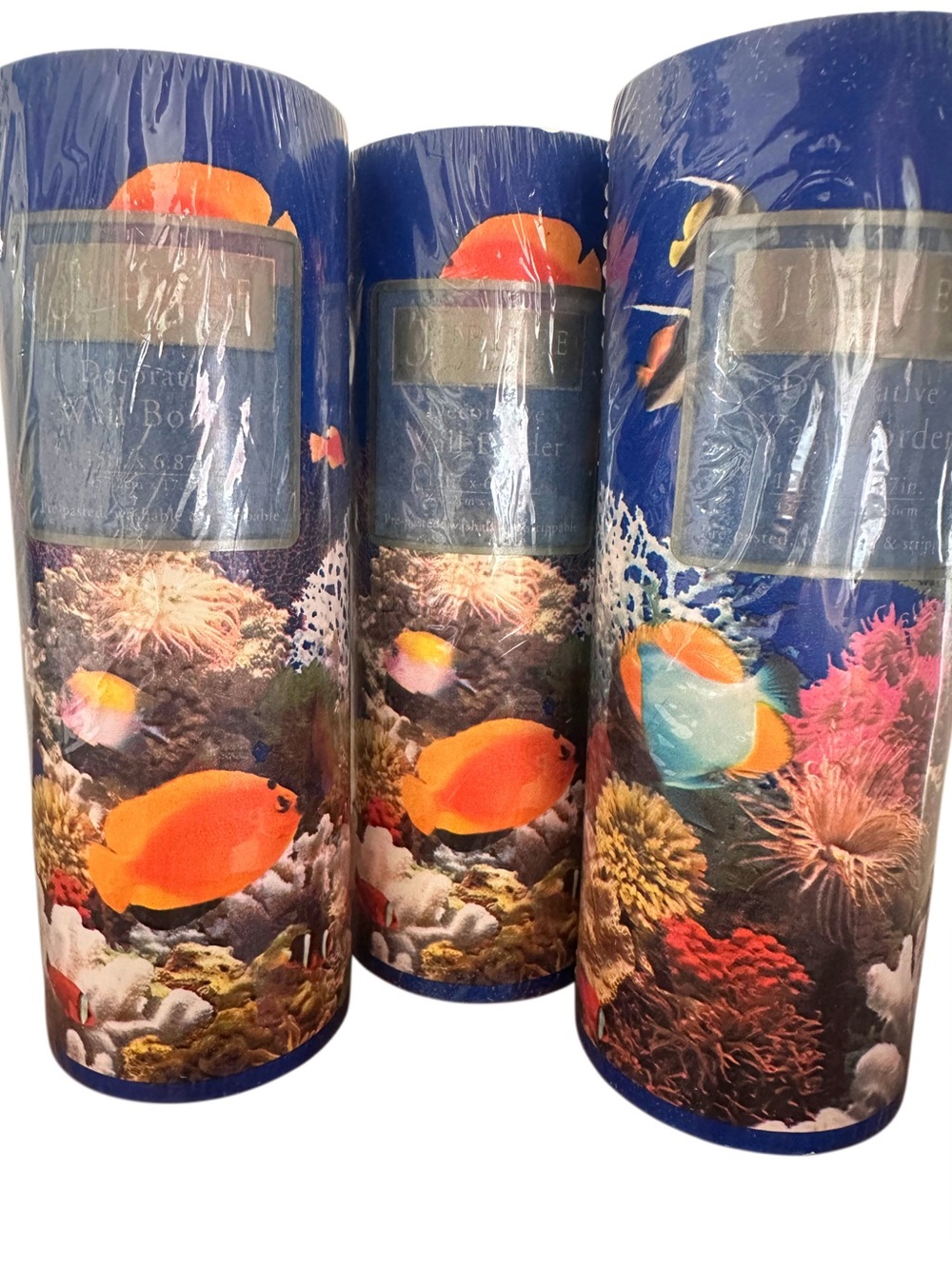 Y2K/00s Aquarium Decorative Fish-Print Wallpaper Boarder
